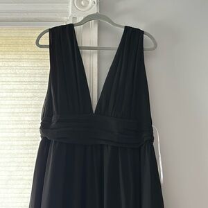 NWT Black Lulu’s “Heavenly Hues Black Maxi Dress”